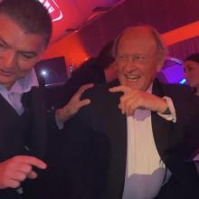 Lancashire magician Darren Brand and Charlie Ross Antiques TV presenter