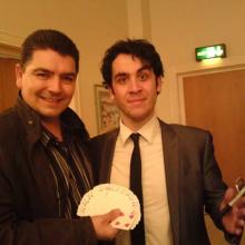 North West Magician Darren Brand with TV magician Pete Firman
